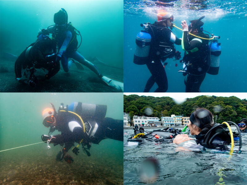 １泊２日・大瀬崎＆修善寺宿泊・楽しくレスキューダイバー講習