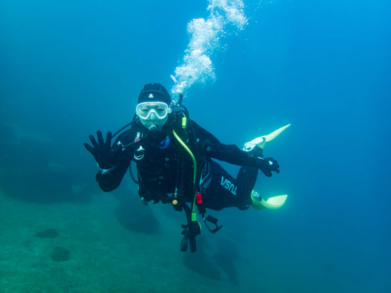 ２０２６年度・１回目のダイビングライセンス取得講習を実施しました。