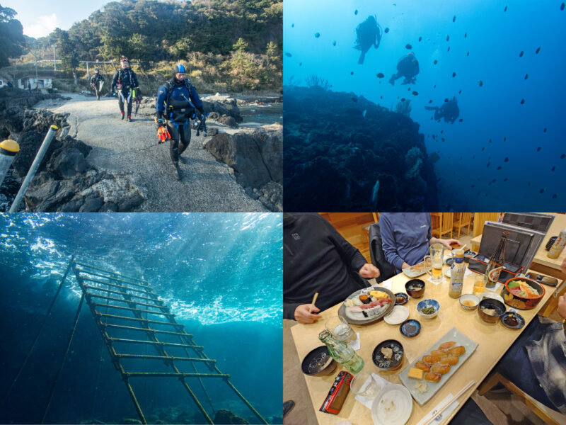 リクエスト開催・冬の伊豆大島ツアー！ まさかの秋の浜６ダイブ！