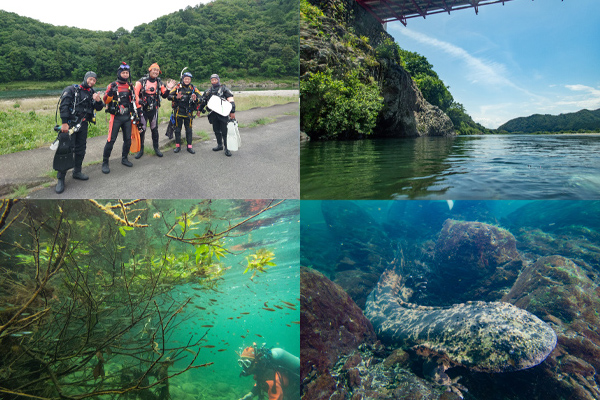 岐阜にある日本三大清流の長良川を潜ろう♪ 宿泊費込み・2泊3日でいくリバーダイビングツアー!