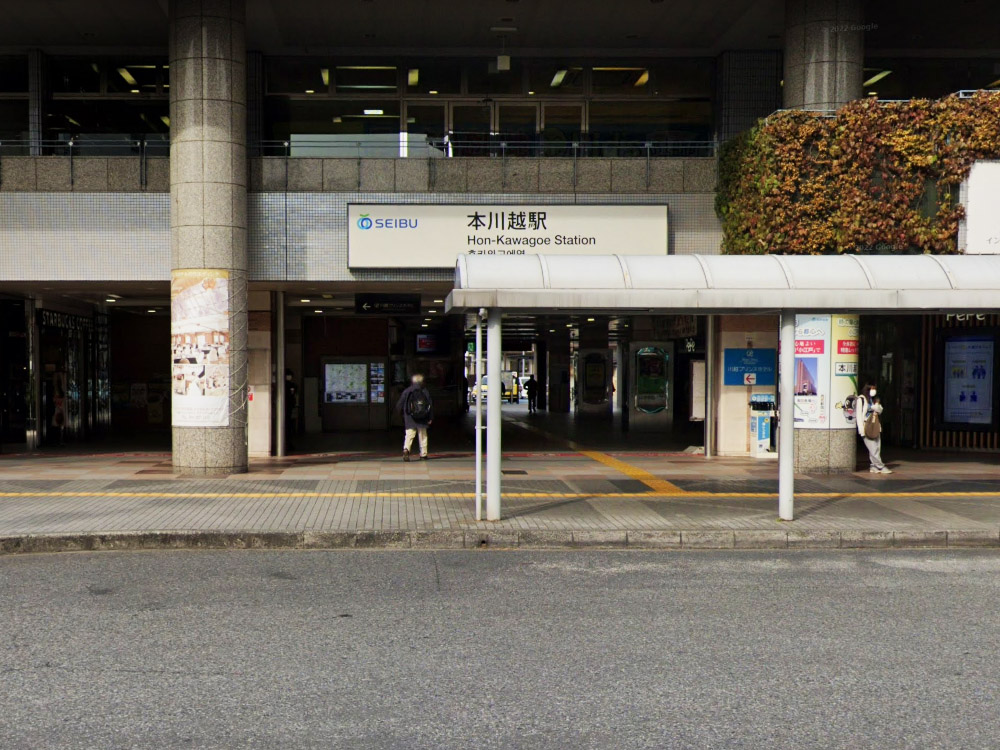 川越駅の集合場所の写真